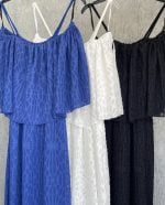 FRILLED TOP MAXI DRESS - Image 3