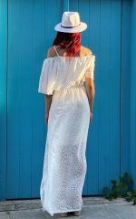 FRILLED TOP MAXI DRESS - Image 4