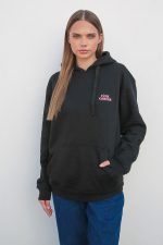 F*CK CANCER AWARENESS HOODIE BLACK