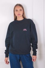 F*CK CANCER AWARENESS SWEATSHIRT NAVY