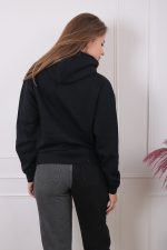 F*CK CANCER UNISEX HOODIE BLACK - Image 2