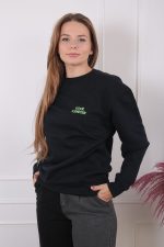 F*CK CANCER UNISEX SWEATSHIRT BLACK - Image 2