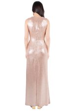 FREYA DRESS BY AMINA MURR ROSE GOLD - Image 3