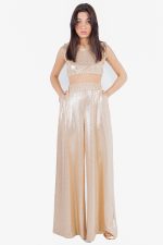 FREYA WIDE LEG TROUSERS GOLD