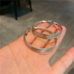 METAL HOOP EARRINGS - Image 2
