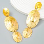 METAL STYLE EARRINGS GOLD