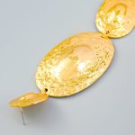 METAL STYLE EARRINGS GOLD - Image 4