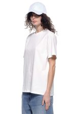 LUMINA BOYFRIEND STYLE WHITE COTTON TSHIRT