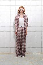 LUMINA SHIRT AND TROUSERS SET IN GINGHAM PATTERN - Image 2