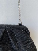 FULLY STRASS CLUTCH BAG BLACK - Image 2