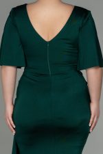 LOUELLA PLUS SIZE DRESS BY AMINA MURR GREEN - Image 4