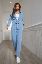 DENIM JUMPSUIT RETRO 90s STYLE - Image 2
