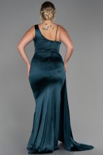 NELLINA PLUS SIZE DRESS BY AMINA MURR TEAL - Image 2