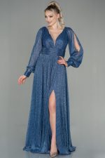 NIA DRESS BY AMINA MURR BLUE