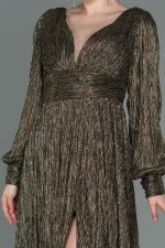 NIA DRESS BY AMINA MURR GOLD - Image 3