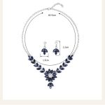 NECKLACE EARRINGS SET CLEAR - Image 3