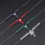 CRYSTAL STATEMENT NECKLACE EARRINGS SET - Image 2