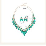 NECKLACE EARRINGS SET CLEAR - Image 2