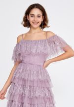 OPHELIA LACE DRESS LAVANDER - Image 3