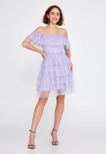 OPHELIA LACE DRESS LILAC - Image 2