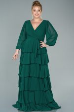 RIXA PLUS DRESS BY AMINA MURR GREEN