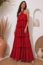 ROSA DRESS RED