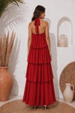 ROSA DRESS RED - Image 3