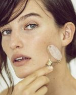 REAL ROSE QUARTZ BEAUTY ROLLER AND SCRAPER - Image 2