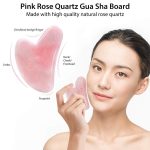 REAL ROSE QUARTZ BEAUTY ROLLER AND SCRAPER - Image 5