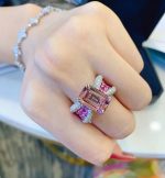 ZIRCON COCTAIL RING