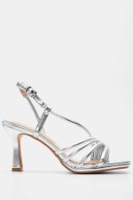 8CM HEELED SILVER HEELS - Image 2