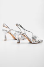 8CM HEELED SILVER HEELS - Image 3