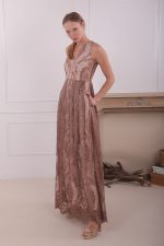 ZENDAYA DRESS DUSTY PINK BY AMINA MURR