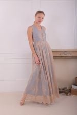 ZENDAYA DRESS LIGHT BLUE BY AMINA MURR