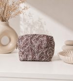 COSMETIC POUCH BAG 20X18.5X15 ZEBRA PRINT - Image 2