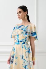 FLORAL TOP ΜΕ ΒΟΛΑΝ ΚΑΙ ΕΞΩ ΩΜΟΥΣ - Image 4