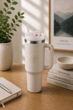 STAINLESS STEEL TUMBLER 1100ML OFFWHITE