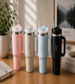 STAINLESS STEEL TUMBLER 1100ML BLUE - Image 2