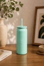PLASTIC CUP TUMBLER 470ML MINT GREEN