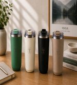 STAINLESS STEEL TUMBLER 450ML BLACK - Image 2