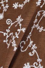 MAXI LOOSE FIT SUMMER DRESS BROWN - Image 4