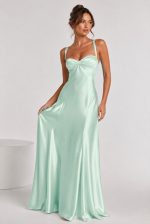 MAXI DRESS PETROL MINT GREEN