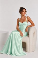 MAXI DRESS PETROL MINT GREEN - Image 2