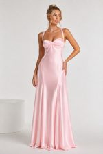 MAXI DRESS PETROL MINT PINK