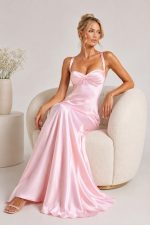MAXI DRESS PETROL MINT PINK - Image 2