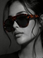 AVIATOR CHUNKY FRAME SUNGLASSES ANIMAL PRINT