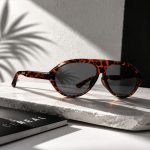 AVIATOR CHUNKY FRAME SUNGLASSES ANIMAL PRINT - Image 2