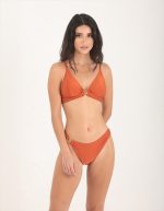 BOTTOM WITH GOLD SWIRL ORANGE