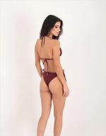 BOTTOM TIE SIDE BRAZILIAN SHINY BURGUNDY - Image 3
