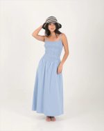 HELENA COTTON DRESS LIGHT BLUE